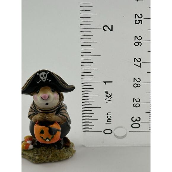 Wee Forest Folk "Little Pirate Kidd" 1996 Mouse Pirate M-216 A. Petersen Retired - Picture 7 of 10